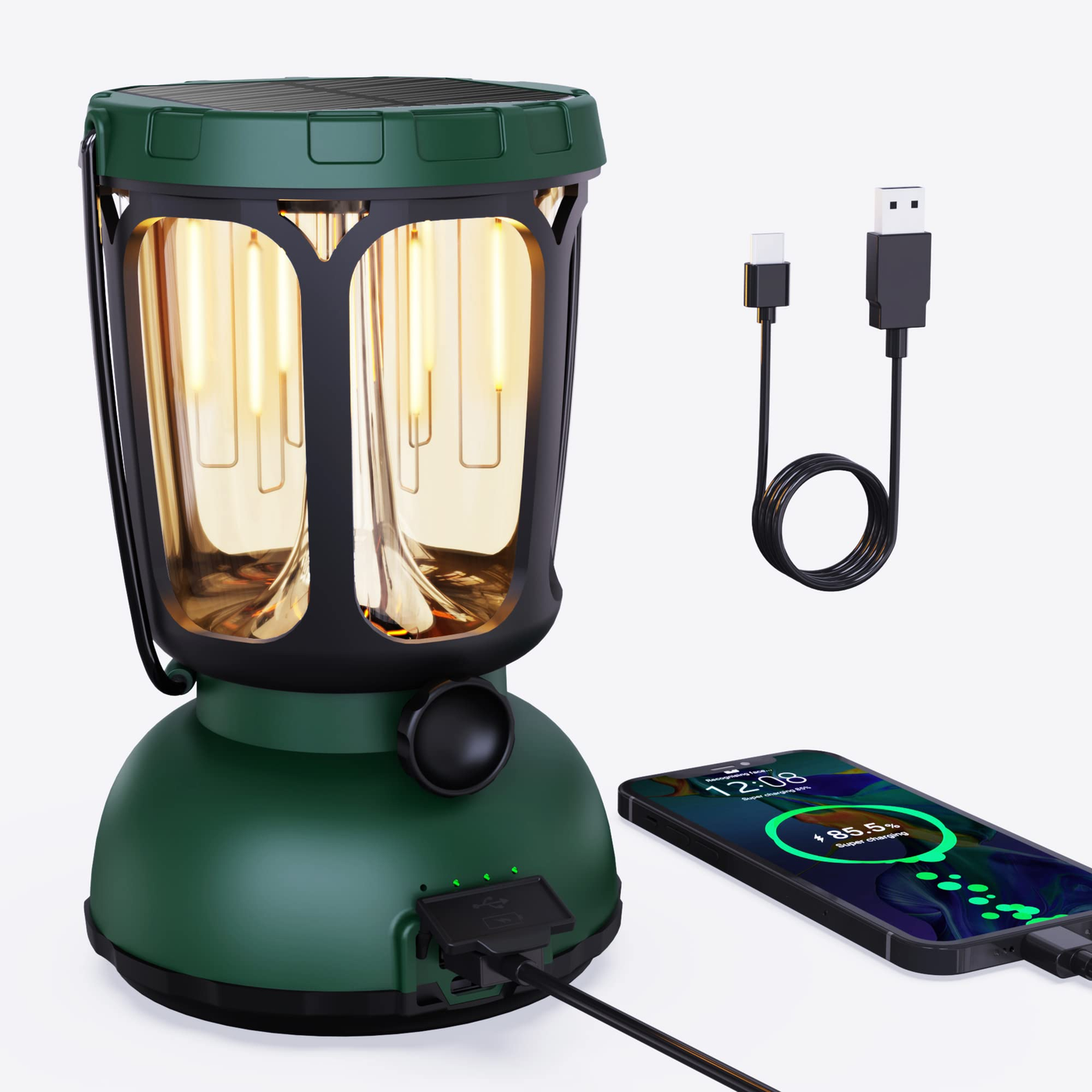 Camping Lantern (AAA-powered) Lantern+Flashlight 600 Lumen product photo