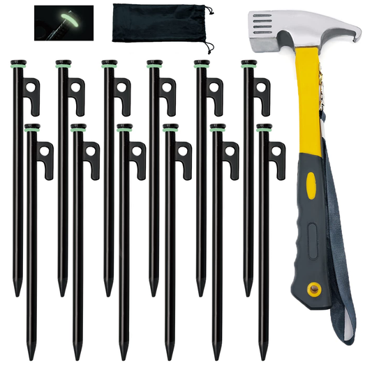 Camping Stake Hammer Orange Hi-Vis product photo