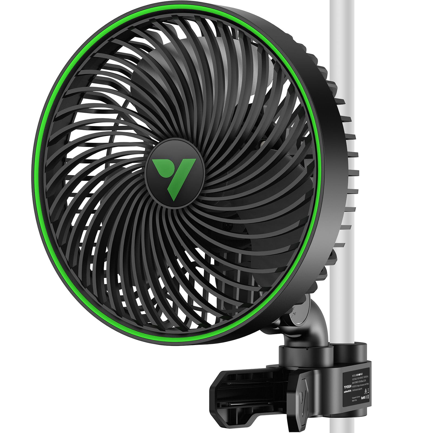 Battery Tent Fan (AA-powered) Compact 4-inch product photo